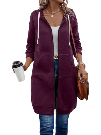 Women Casual Zip up Hoodies