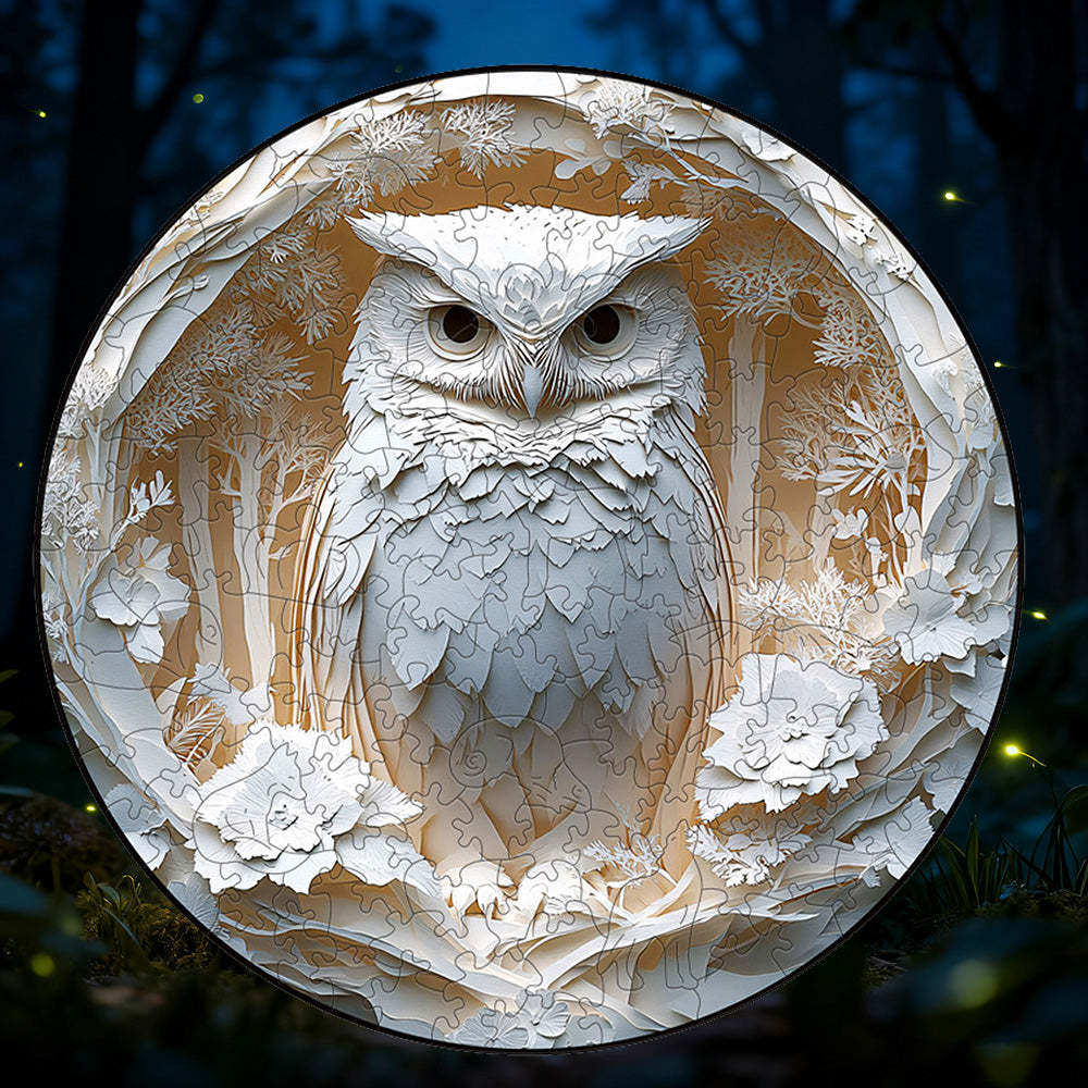 3D Owl Jigsaw Puzzle