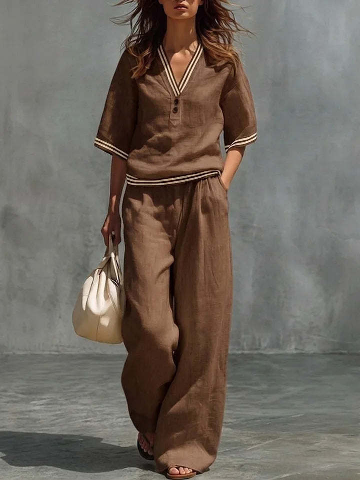 NOA™ ENSEMBLE COTON & LIN CHIC NATUREL