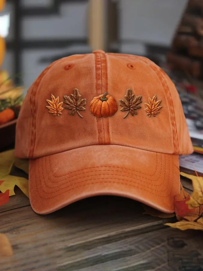 Unisex Fall Season Pumpkin Hat