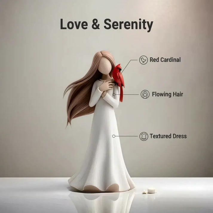 🐦Cardinal Remembrance Love and Serenity Figurine