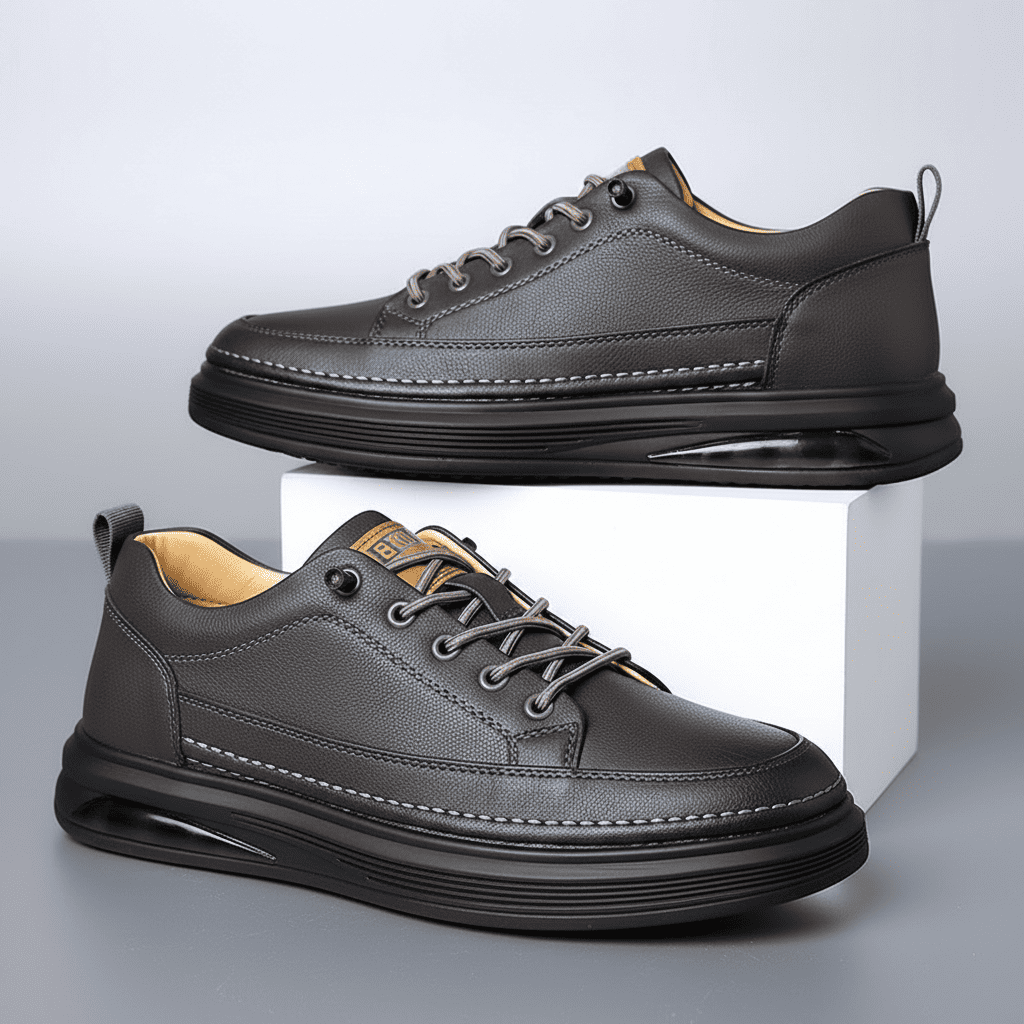 Hawthorne Air Cushion Leather Sneakers