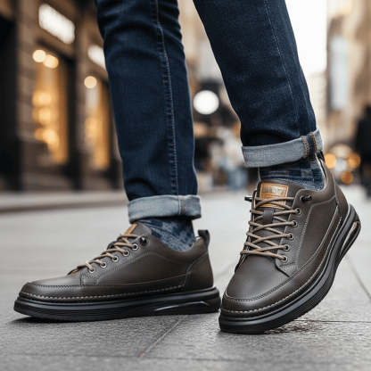 Hawthorne Air Cushion Leather Sneakers