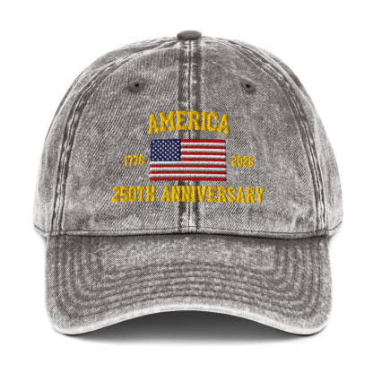 America 250th Anniversary Vintage Cotton Twill Cap
