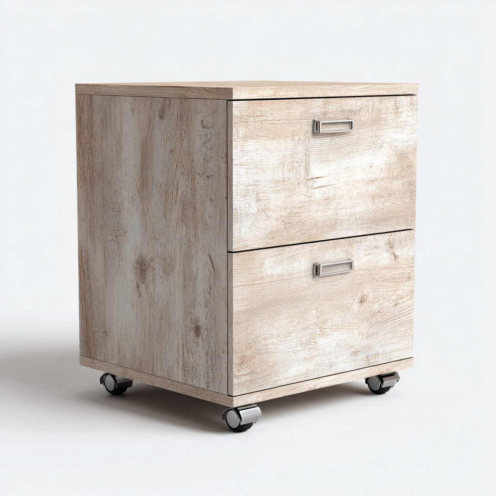 Armadio per ufficio legno naturale 45x40x75 cm - colore naturale - moderno - per ufficio-Interiorixe