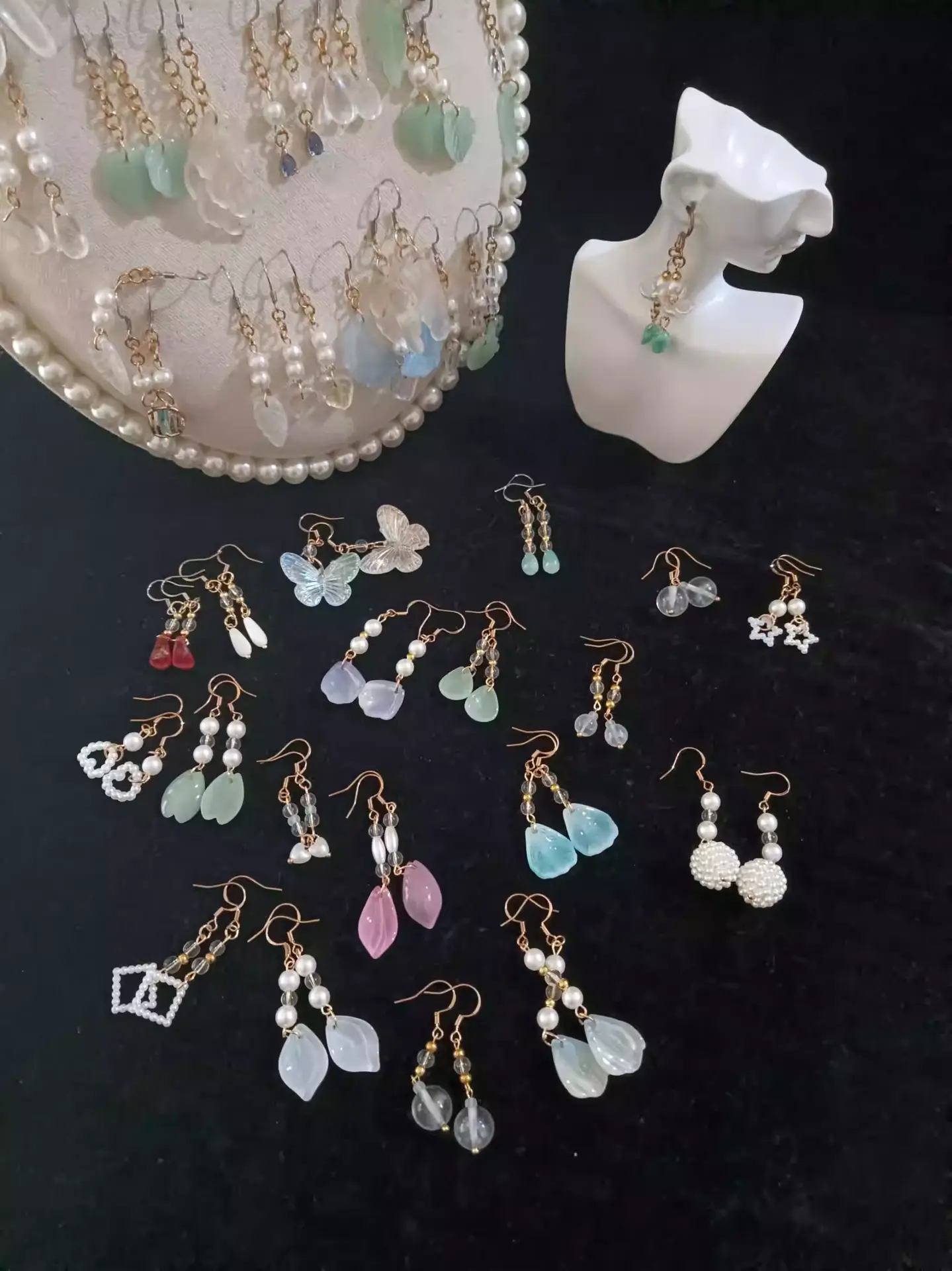 handmade simple earrings