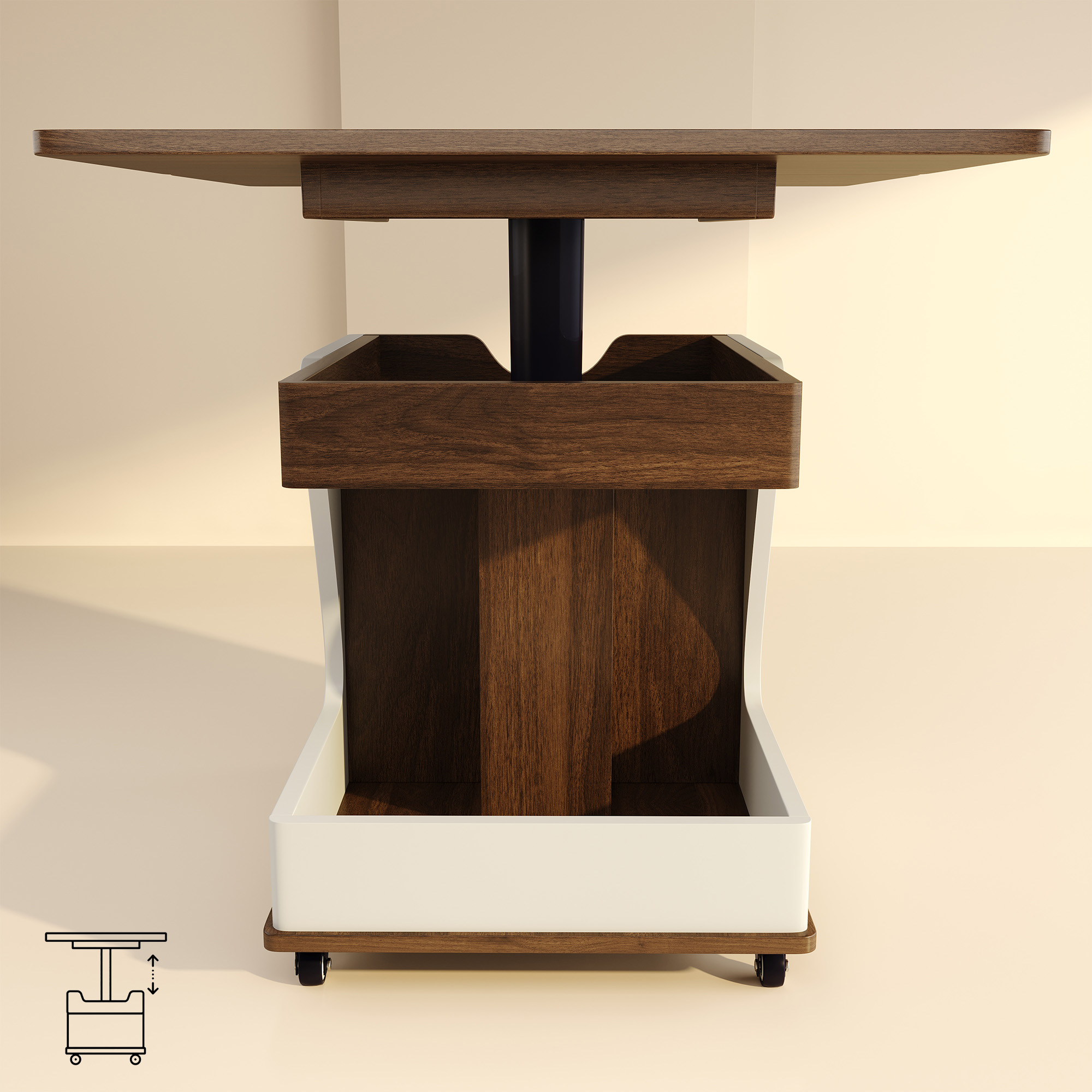 LUPUK Studio Mobile Lift Table