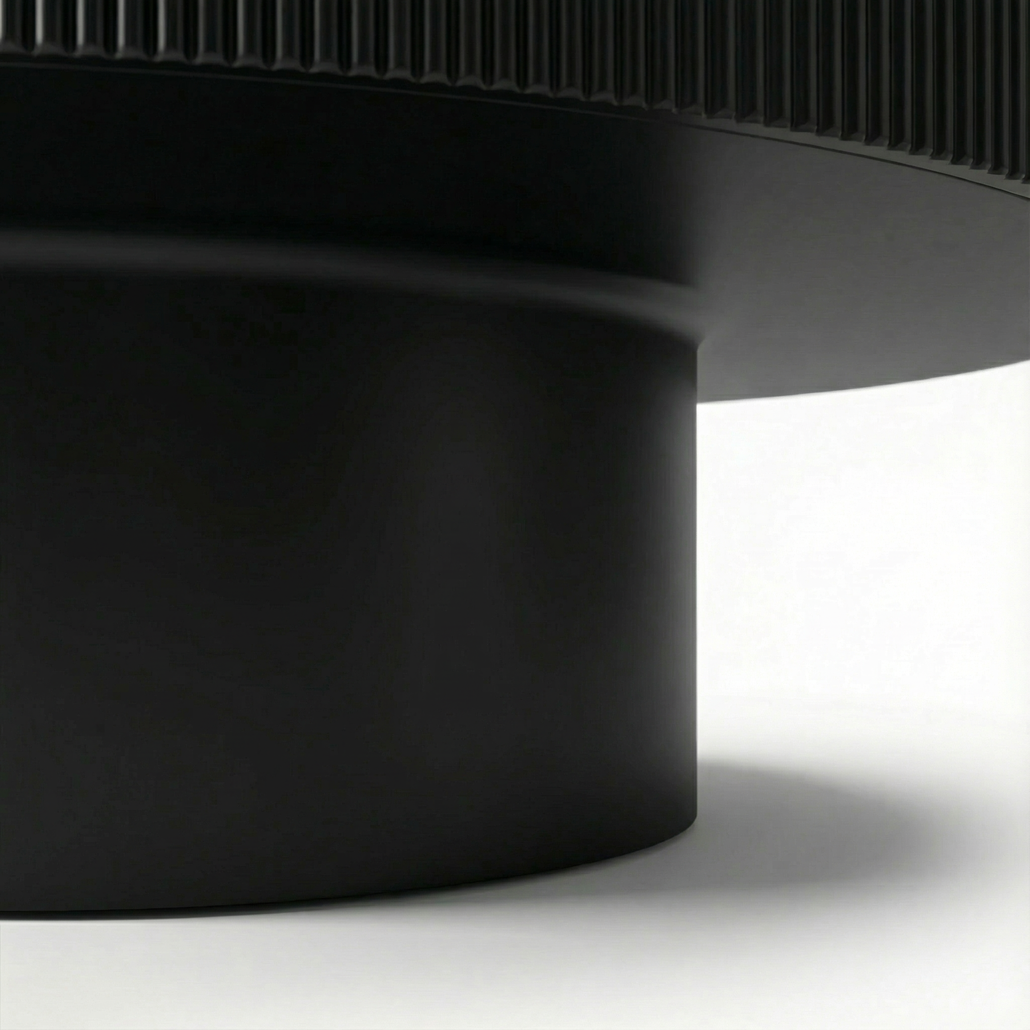 [Copy]Modern Round Coffee Table with Sturdy Base, Wood Sofa Center Tables for Living Room-Black