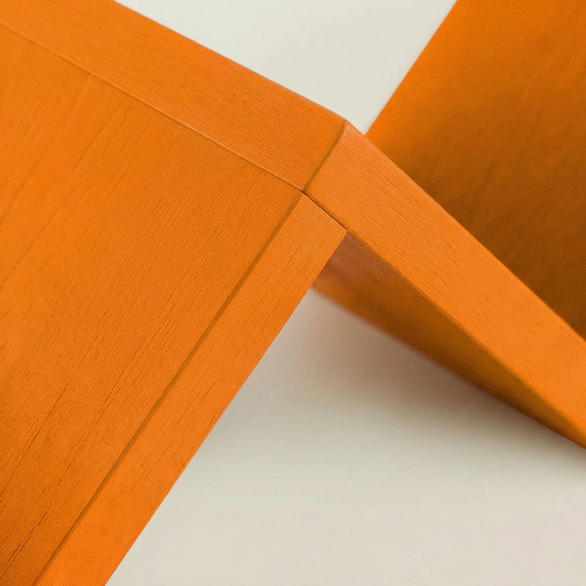 LUPUK DIY Modular W-Shape Wall Shelf (orange)，Set of 4 Wall Mounted Shelves