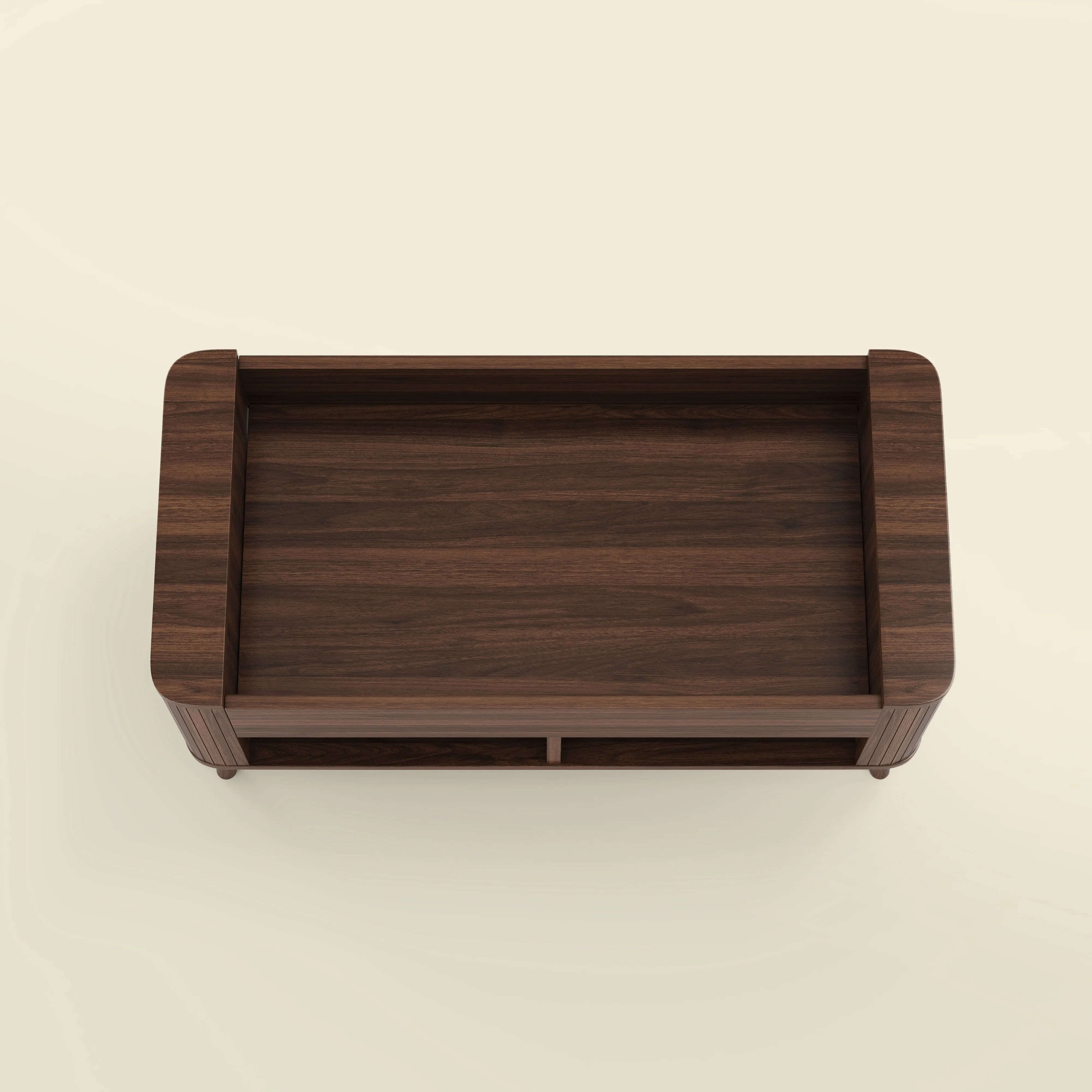 LUPUK Rectangular Lift Top Coffee Table with Hidden Storage and Open Shelves