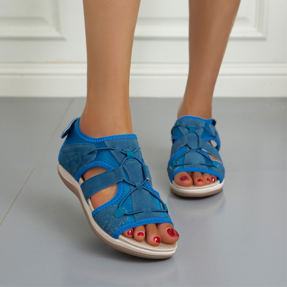 Orthopädische Sandalen Soinver™ | Ergonomische Wandersandalen: Gehen Sie schmerzfrei auf einer Wolke