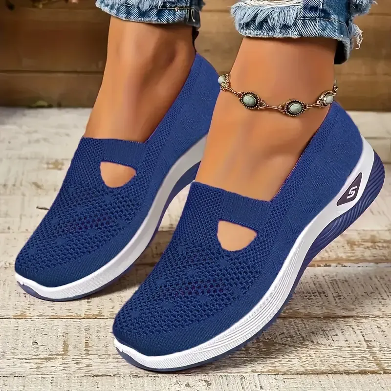 🔥Letzter Tag der Aktion 70% Rabatt🔥 - Damen bequeme atmungsaktive Strick-Sneaker
