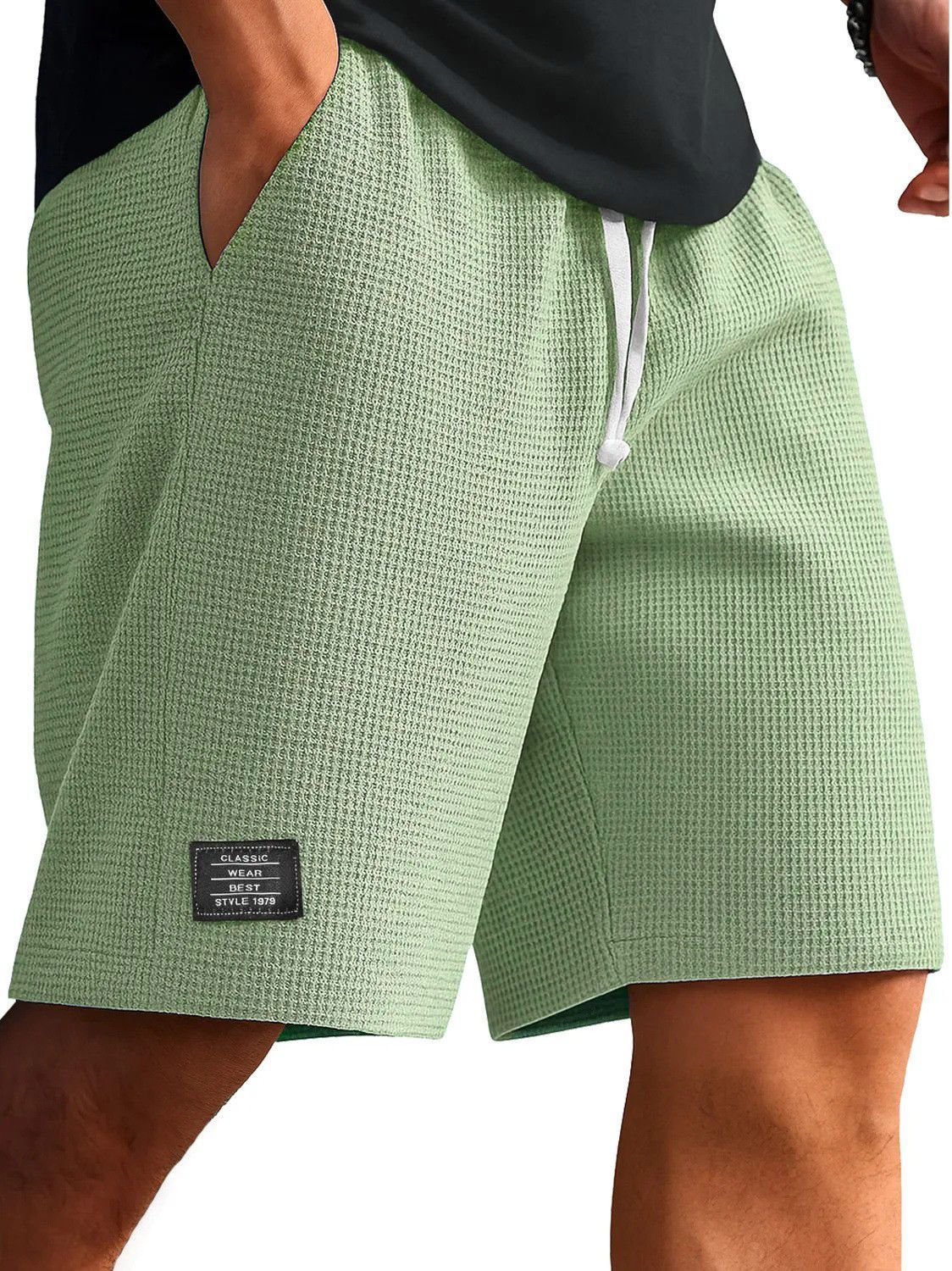 Ultra-atmungsaktive Waffle-Shorts mit Logo – von Tausenden Männern geliebt