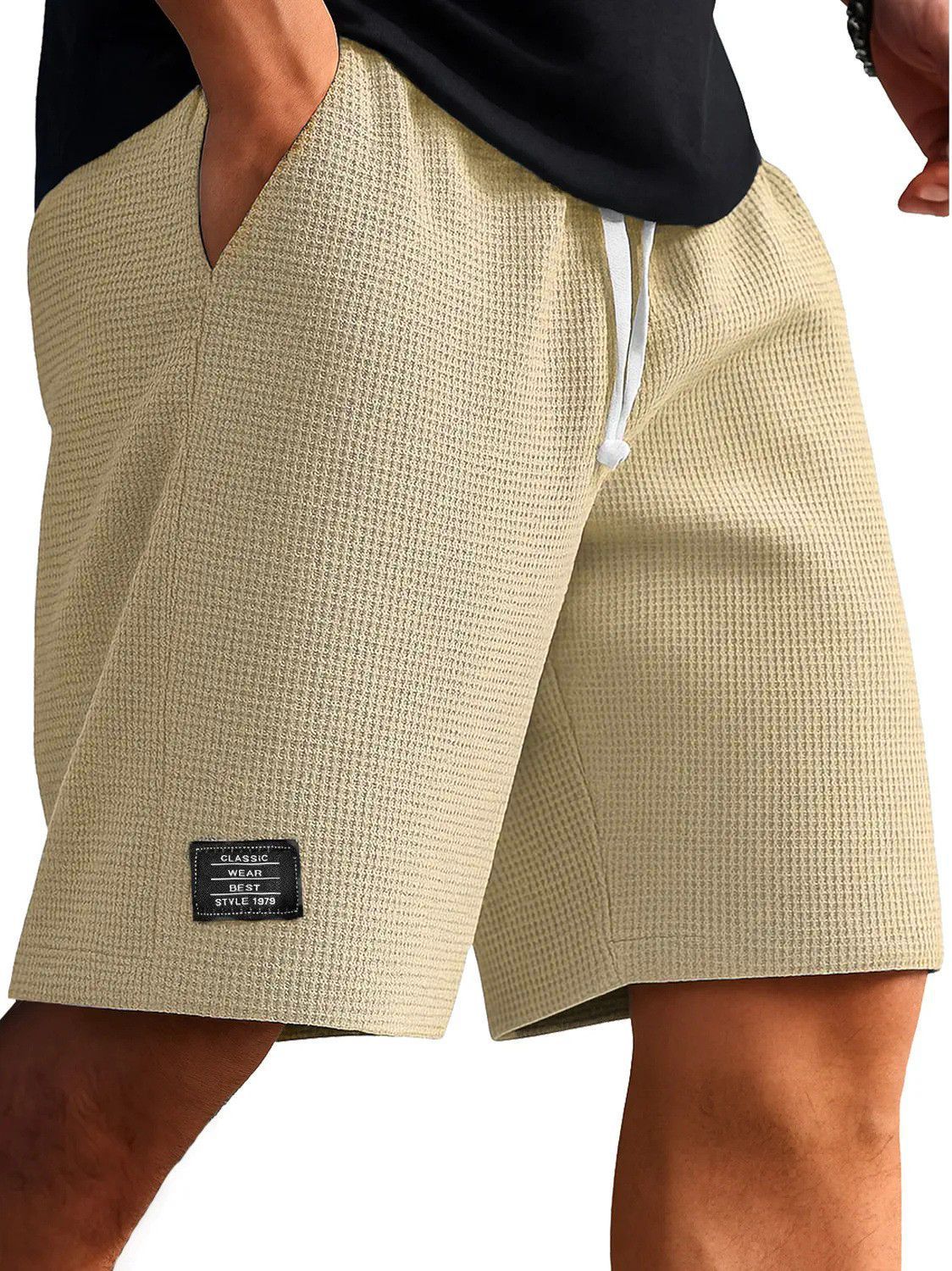 Ultra-atmungsaktive Waffle-Shorts mit Logo – von Tausenden Männern geliebt