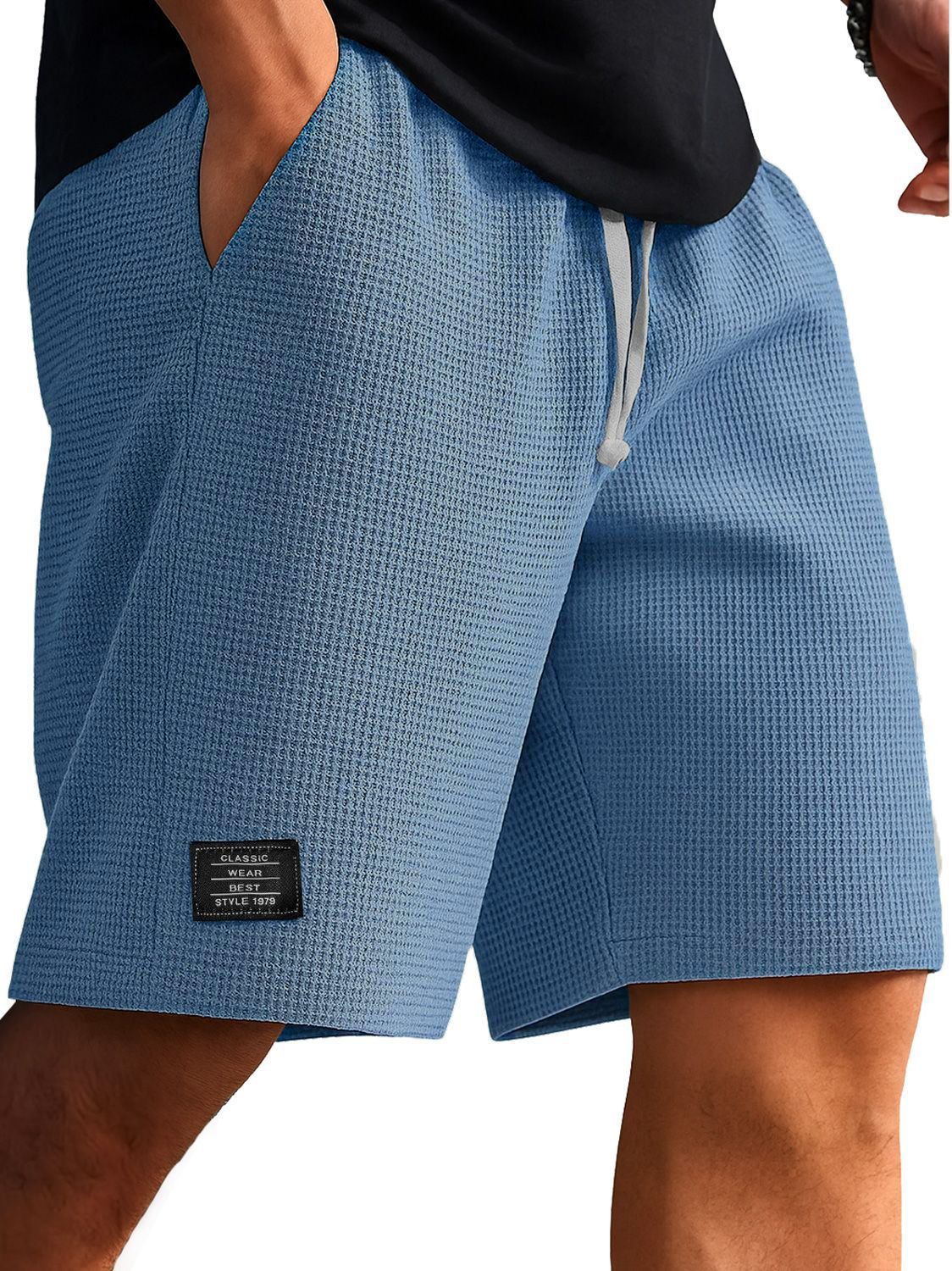 Ultra-atmungsaktive Waffle-Shorts mit Logo – von Tausenden Männern geliebt