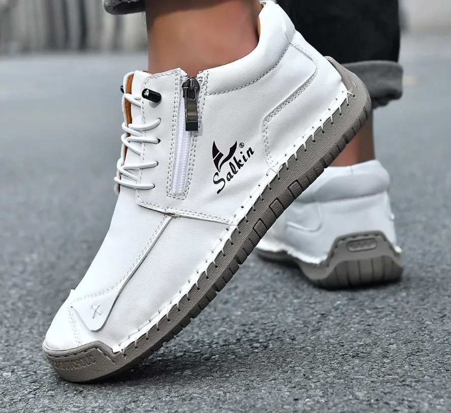 Einfache Slip-On-Herrenschuhe