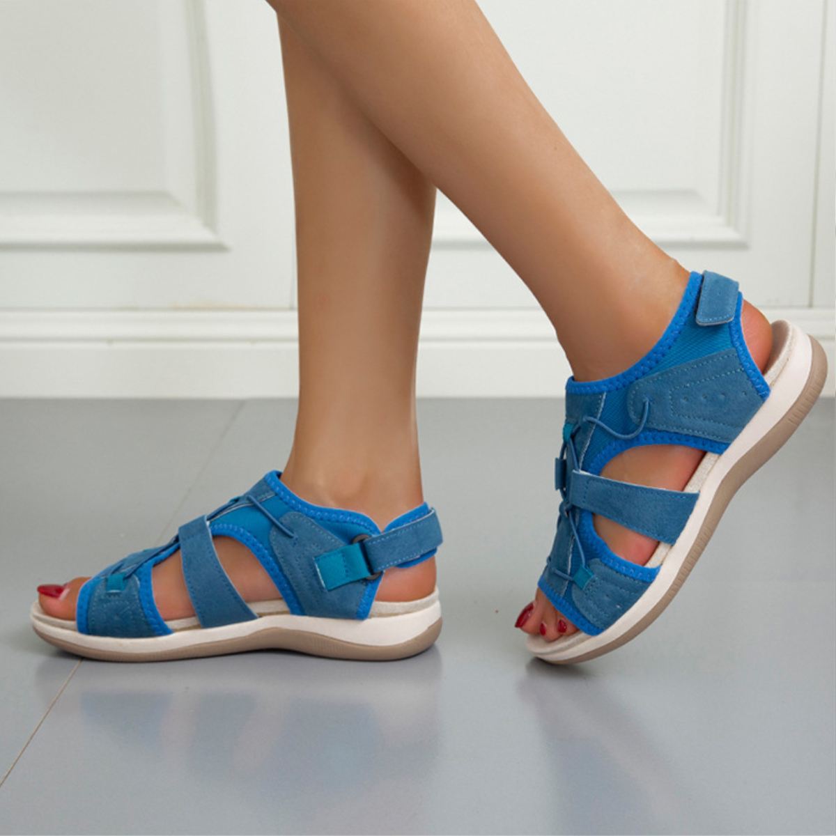 Orthopädische Sandalen Soinver™ | Ergonomische Wandersandalen: Gehen Sie schmerzfrei auf einer Wolke