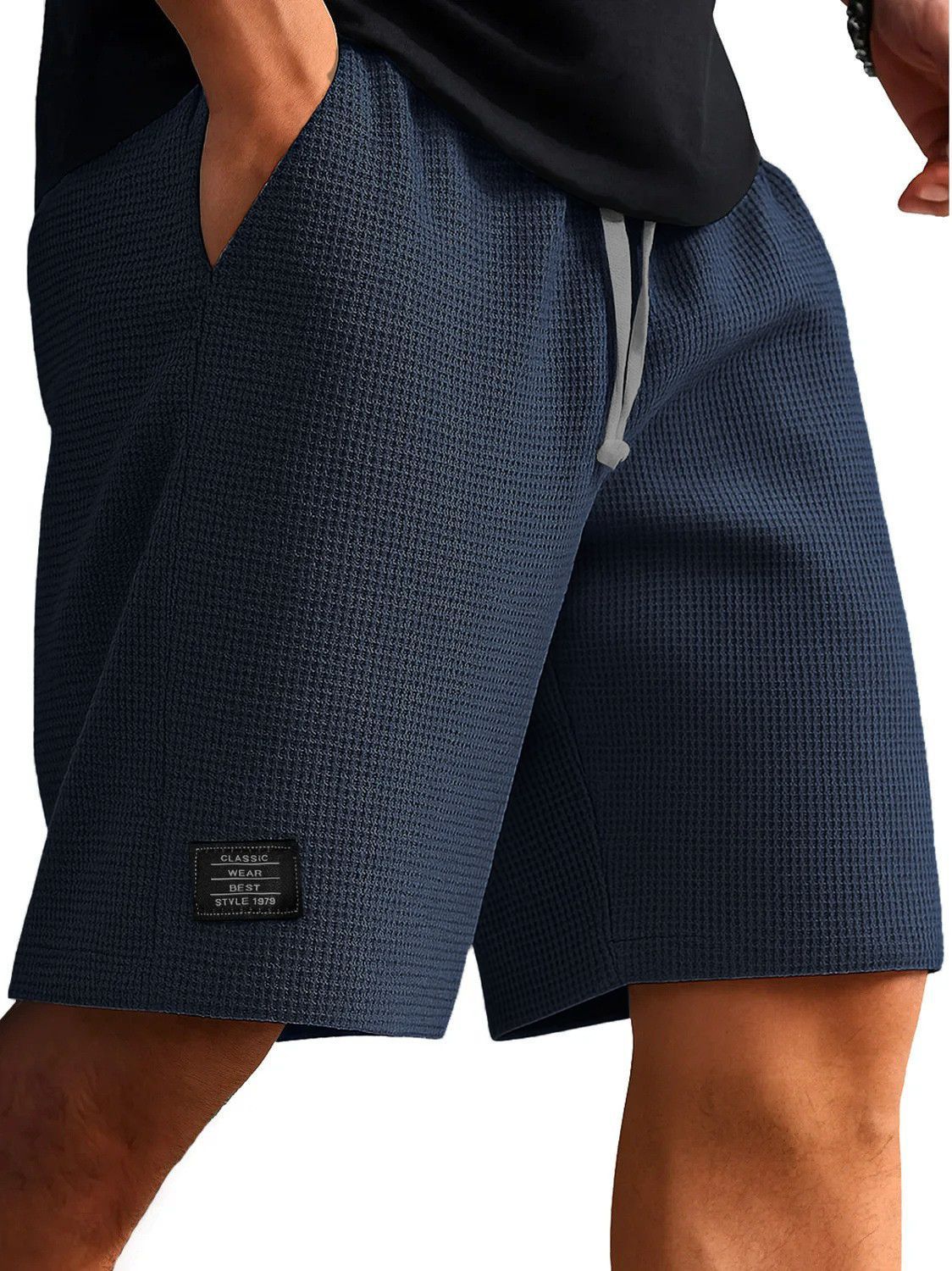Ultra-atmungsaktive Waffle-Shorts mit Logo – von Tausenden Männern geliebt