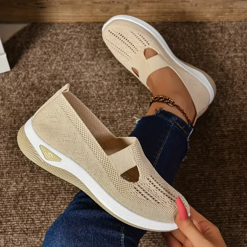 🔥Letzter Tag der Aktion 70% Rabatt🔥 - Damen bequeme atmungsaktive Strick-Sneaker