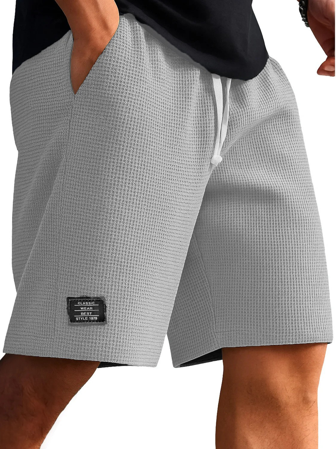 Ultra-atmungsaktive Waffle-Shorts mit Logo – von Tausenden Männern geliebt