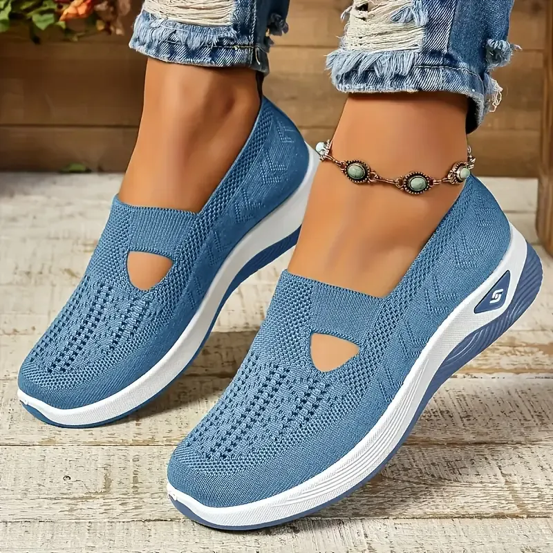 🔥Letzter Tag der Aktion 70% Rabatt🔥- Damen bequeme atmungsaktive Strick-Sneaker