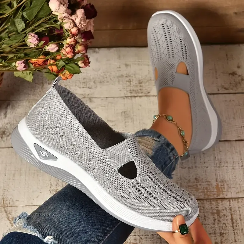 🔥Letzter Tag der Aktion 70% Rabatt🔥 - Damen bequeme atmungsaktive Strick-Sneaker