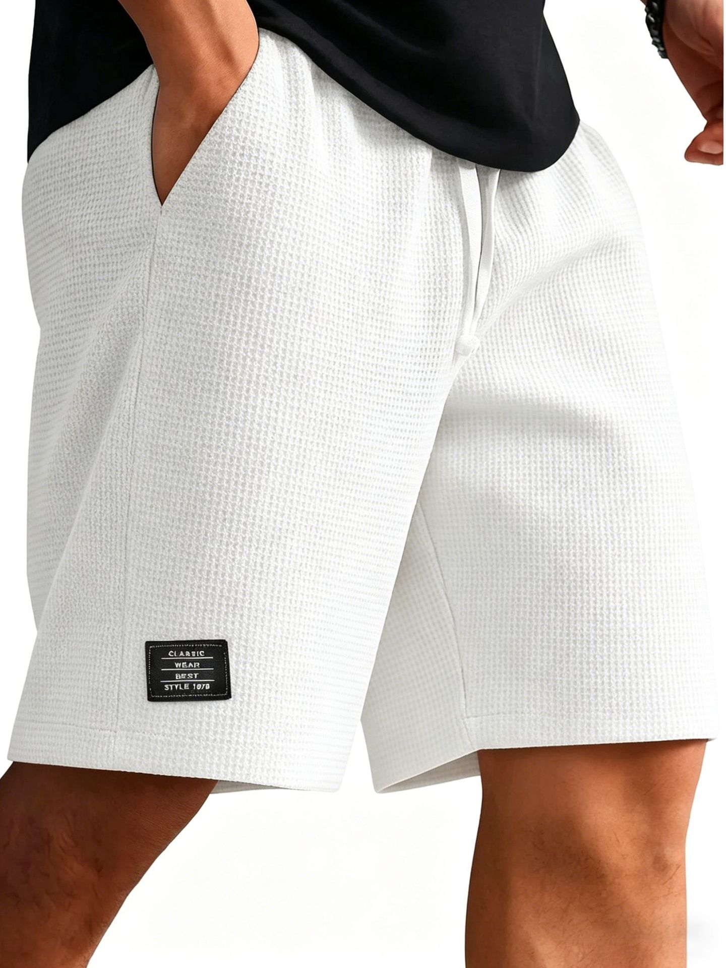 Ultra-atmungsaktive Waffle-Shorts mit Logo – von Tausenden Männern geliebt