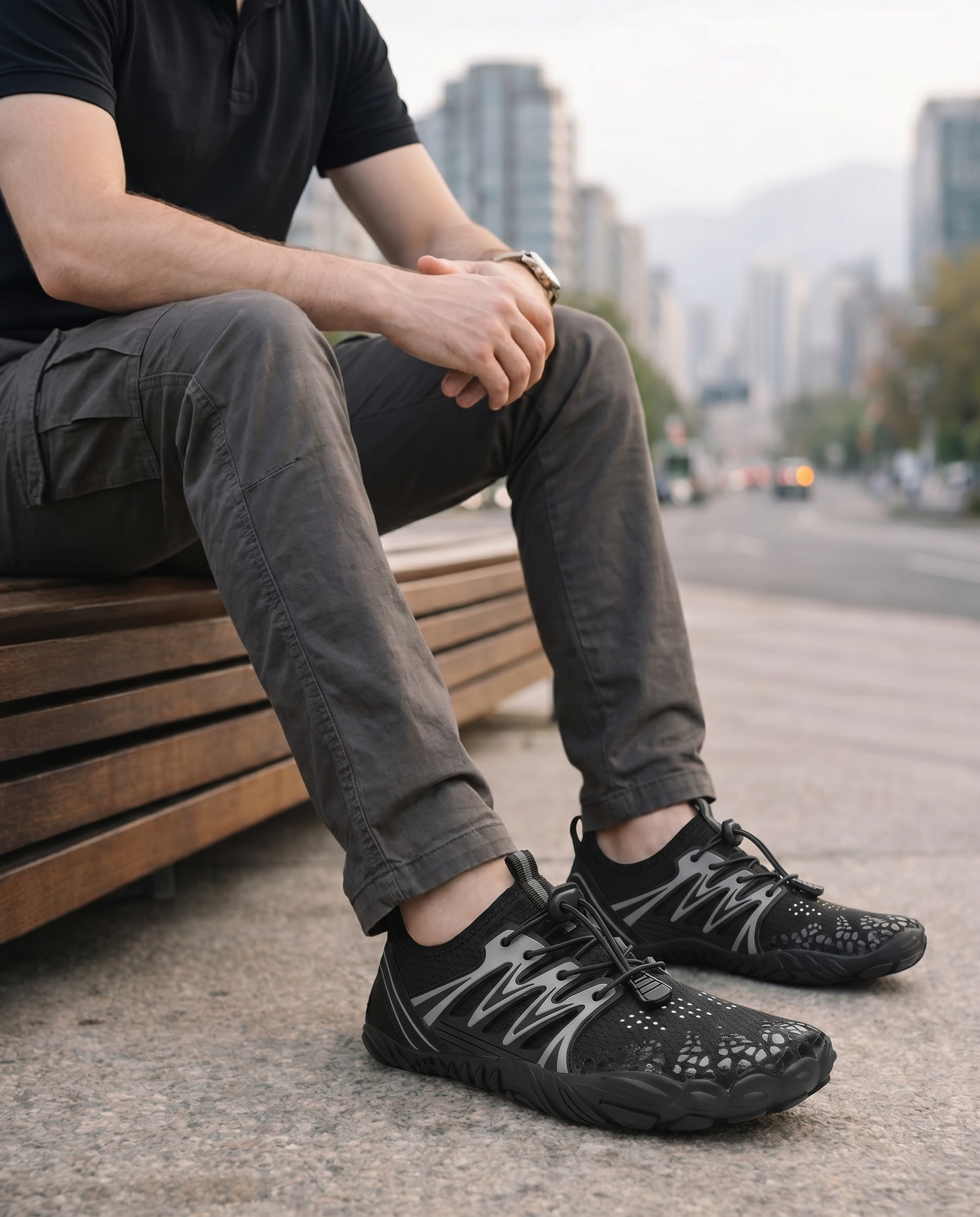 GRIS - CHAUSSURES MINIMALISTES PURESTEP
