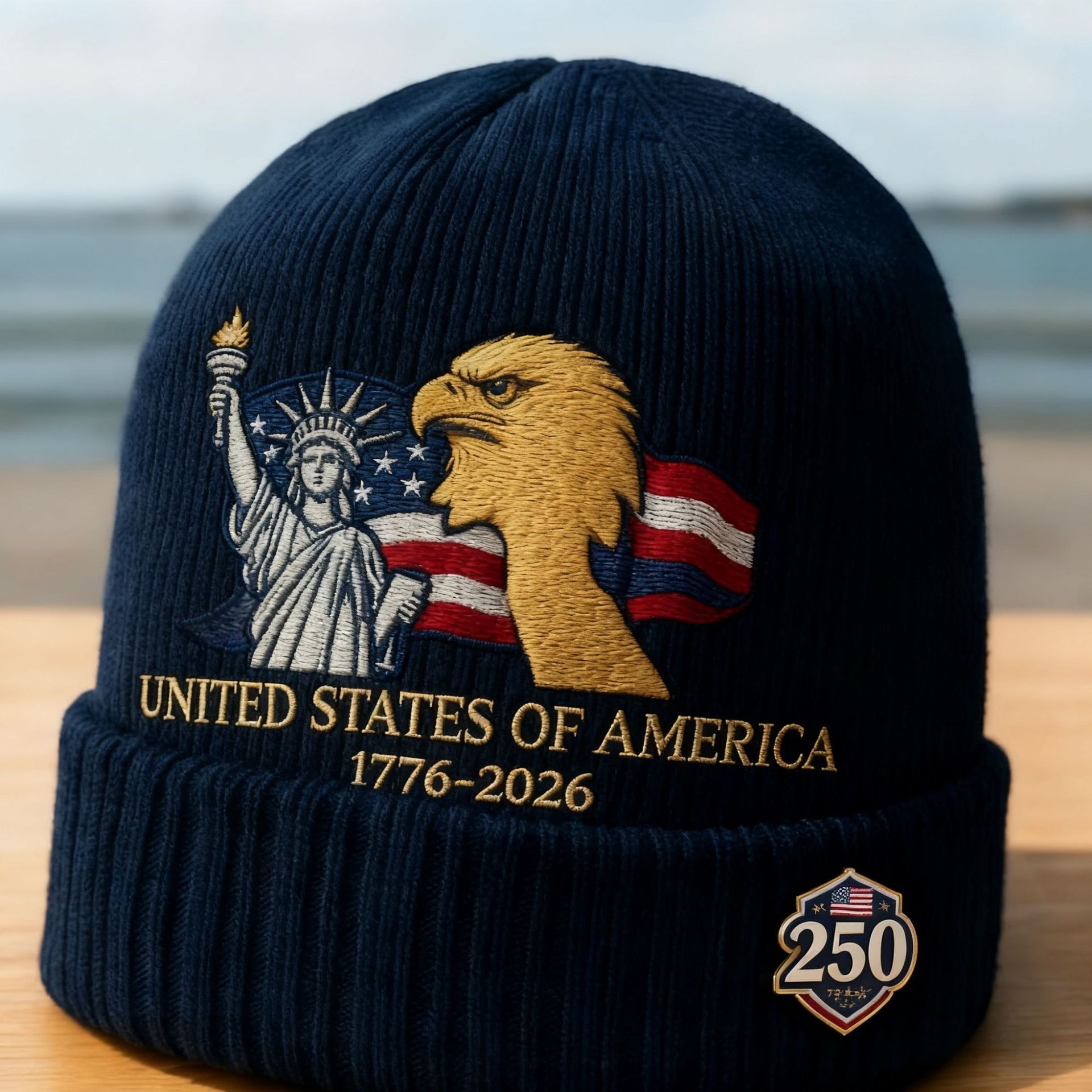 USA 250th Anniversary Knit Beanie