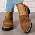 British Style Thick-Soled And Comfortable Loafers With Chunky Heels