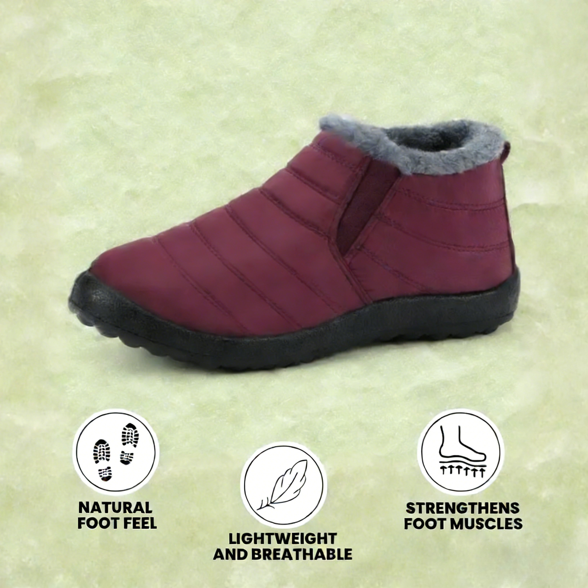 Fusswohl - ergonomic and non-slip comfort winter boots