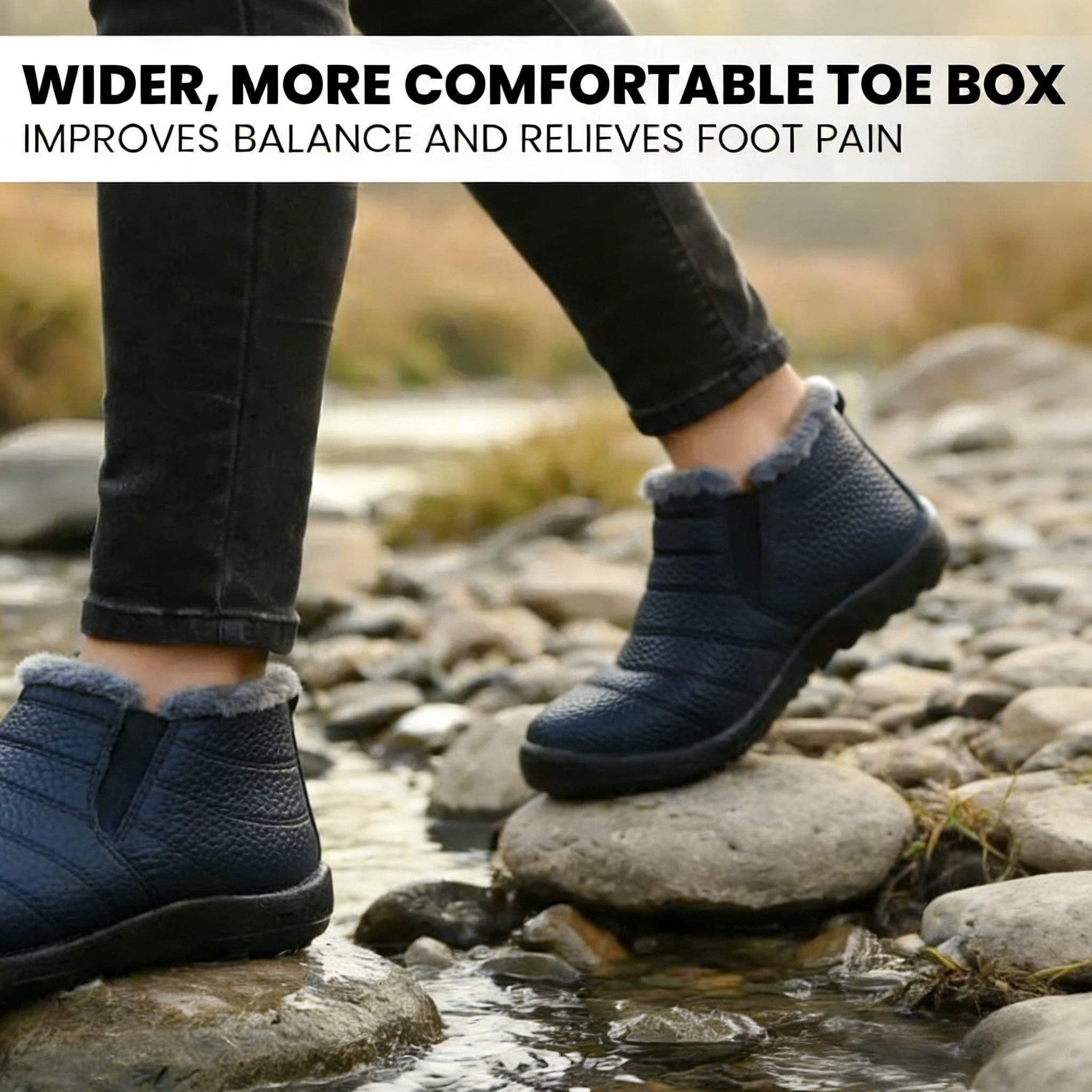 Fusswohl - ergonomic and non-slip comfort winter boots