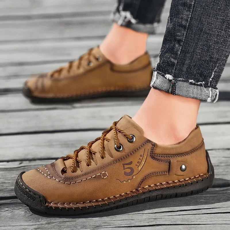 🔥 60% OFF Today Only 🔥 Roman - Men Casual Hand-stitching Shoes With Supportive Soles
