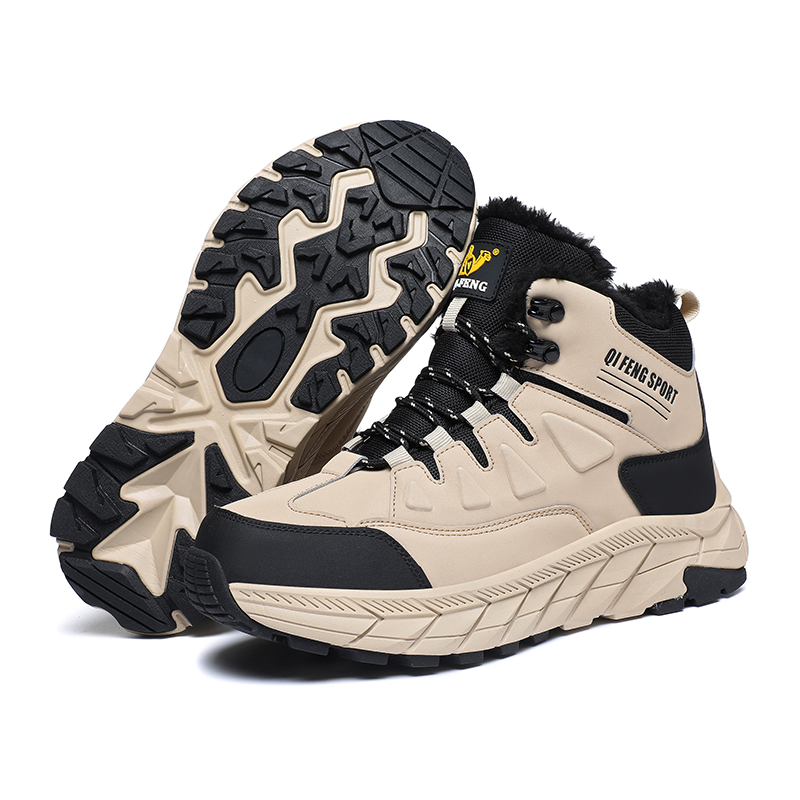 (🔥Limited-Time 70% OFF) Men's Warm Orthopedic Protective Hiking Boots - Safe and Comfortable Warm Work Boots - Waterproof, Slip-resistant, Impact-resistant, Puncture-resistant - Wide toe box, Arch Support, Ankle Support