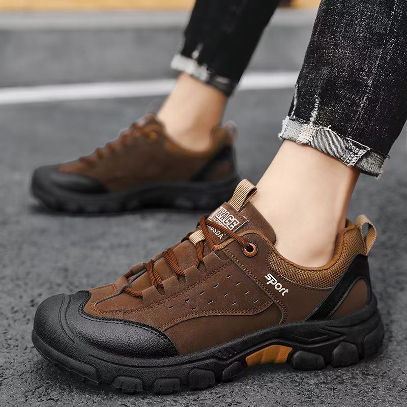⏰Limited Time Offer 70%🔥Men's Genuine Leather Comfort Orthopedic Walking Shoes Hiking Shoes