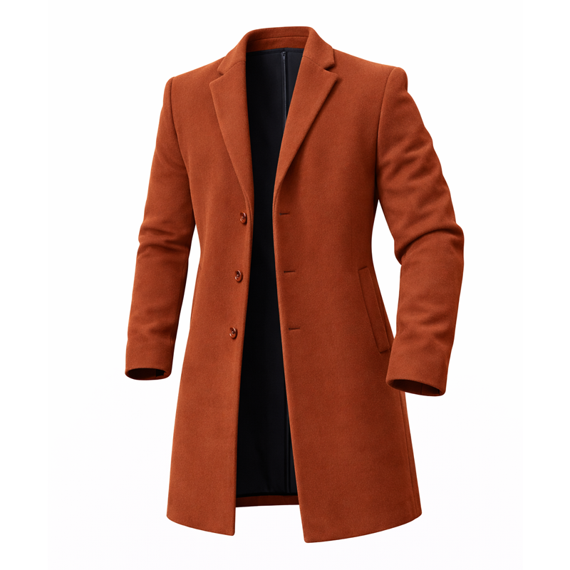 Men’s Premium Wool Blend Overcoat