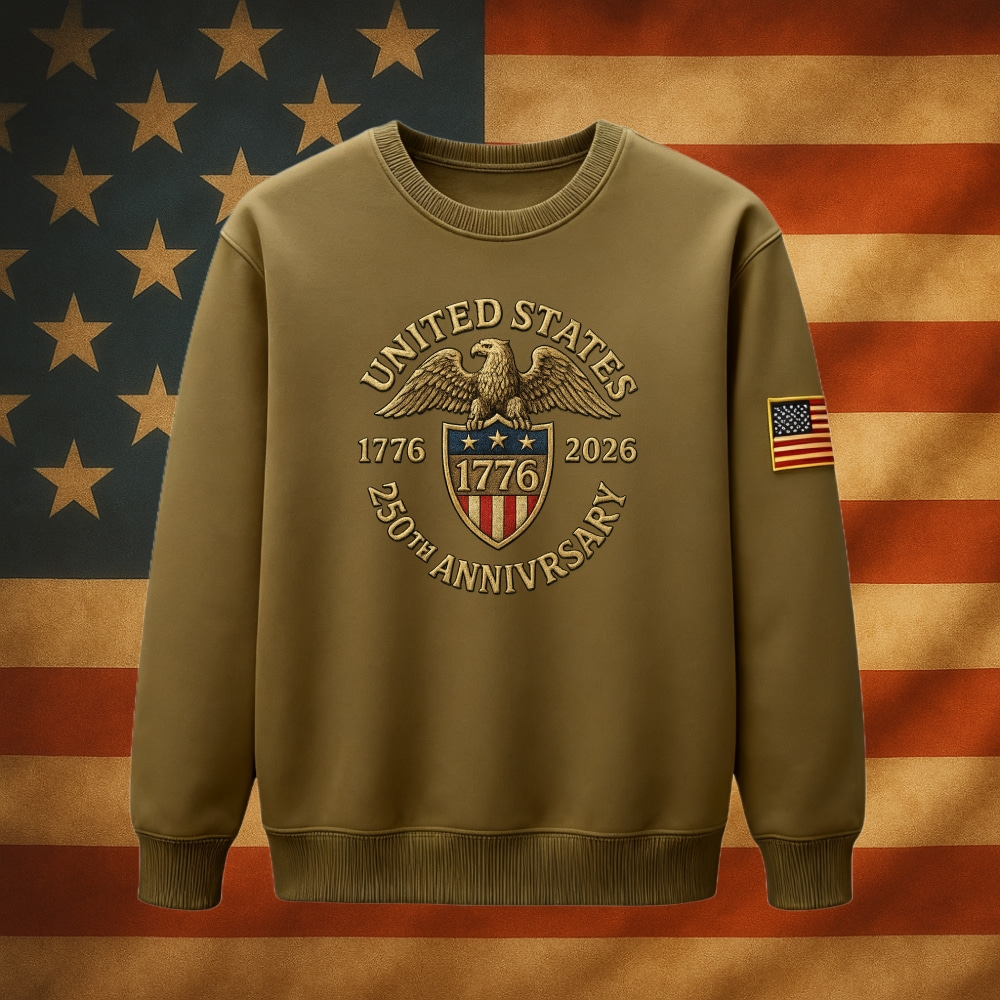 🦅🇺🇸 United States 250th Anniversary Commemorative Sweatshirt