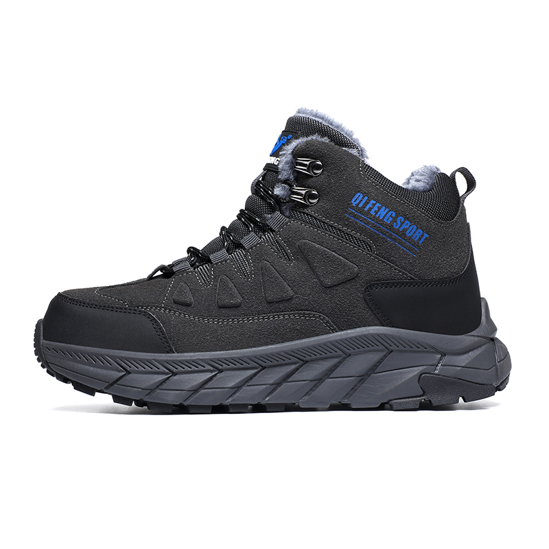 (🔥Limited-Time 70% OFF) Men's Warm Orthopedic Protective Hiking Boots - Safe and Comfortable Warm Work Boots - Waterproof, Slip-resistant, Impact-resistant, Puncture-resistant - Wide toe box, Arch Support, Ankle Support