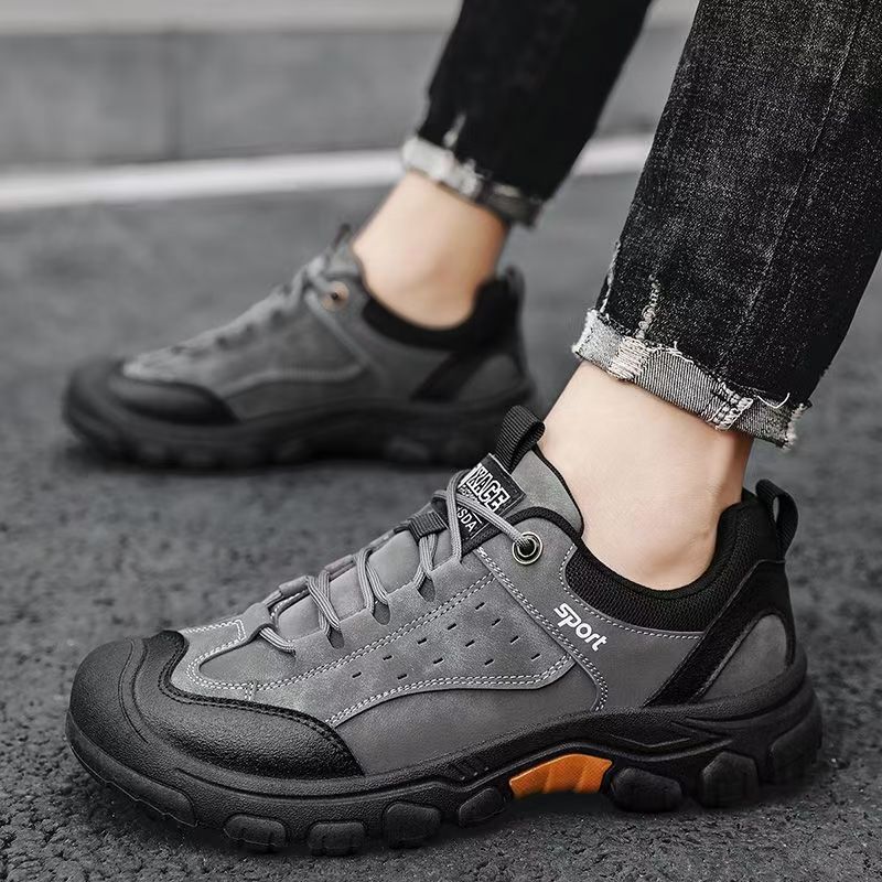 ⏰Limited Time Offer 70%🔥Men's Genuine Leather Comfort Orthopedic Walking Shoes Hiking Shoes