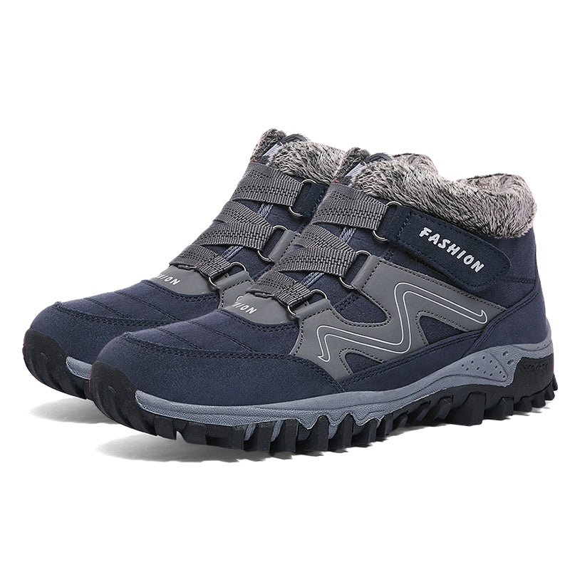 Outdoor Walking Shoes Winter Plus Velvet Warm Snow Hiking Boots