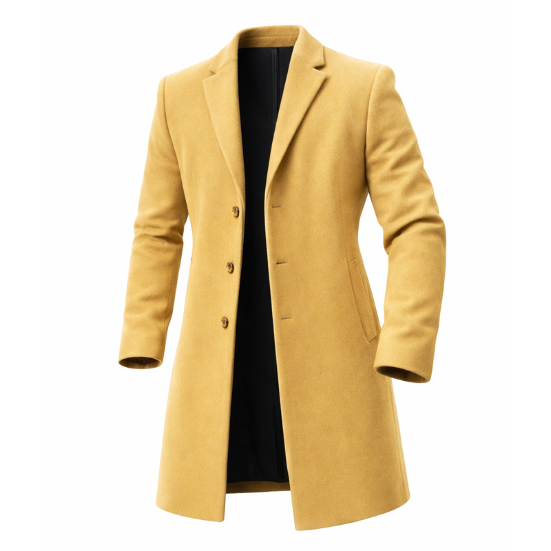 Men’s Premium Wool Blend Overcoat