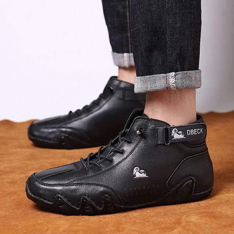 Italian Suede Boots Handmade (Beck Shoes) - LightsBetter