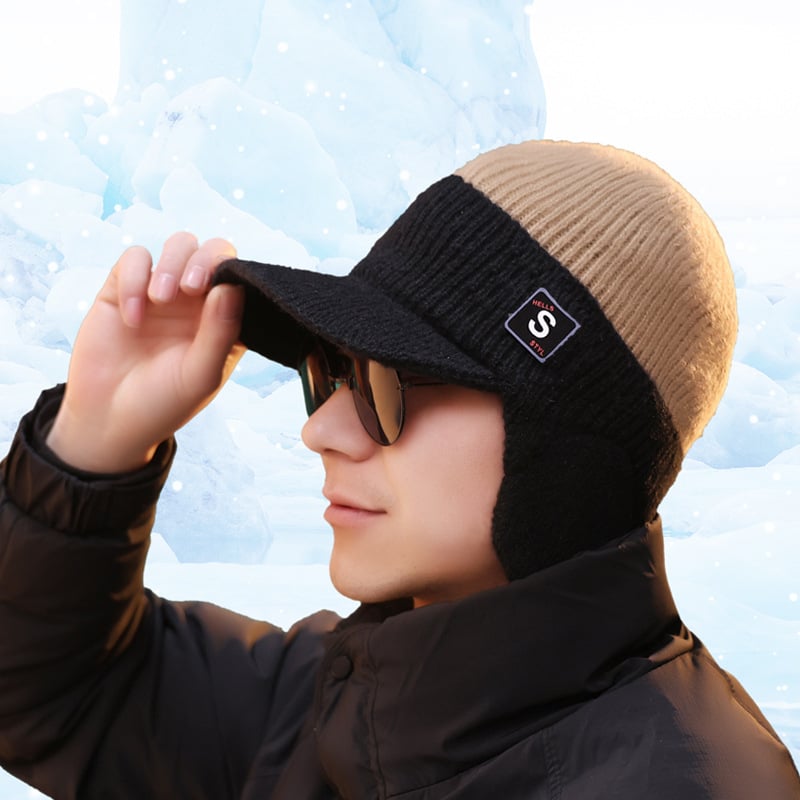 ❄️ Men’s Winter Knitted Earflap Hat