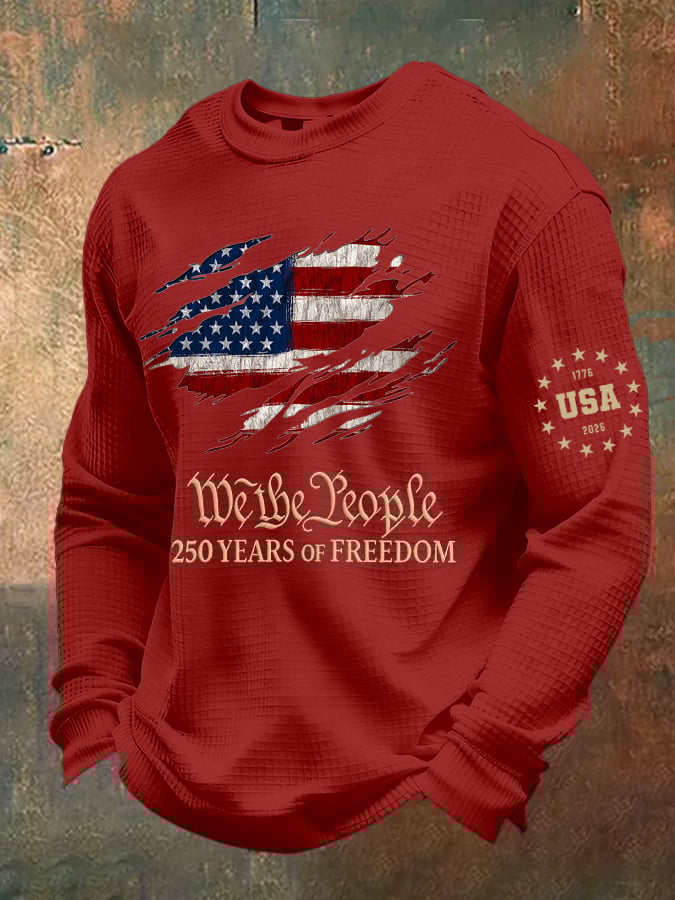 American 250th "We The People” Vintage Winter Top