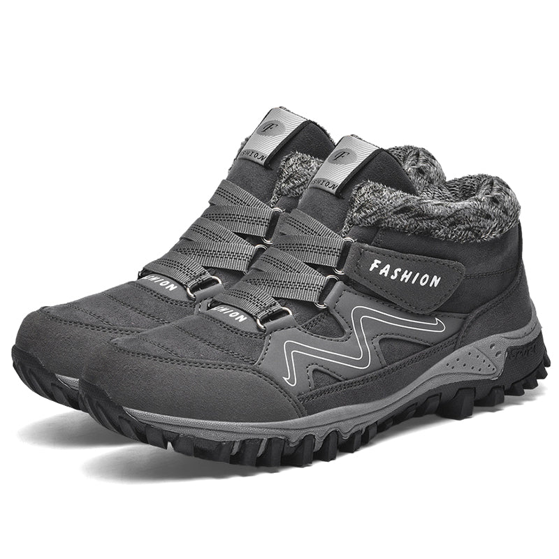 Outdoor Walking Shoes Winter Plus Velvet Warm Snow Hiking Boots