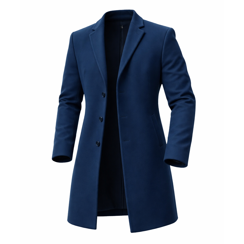 Men’s Premium Wool Blend Overcoat