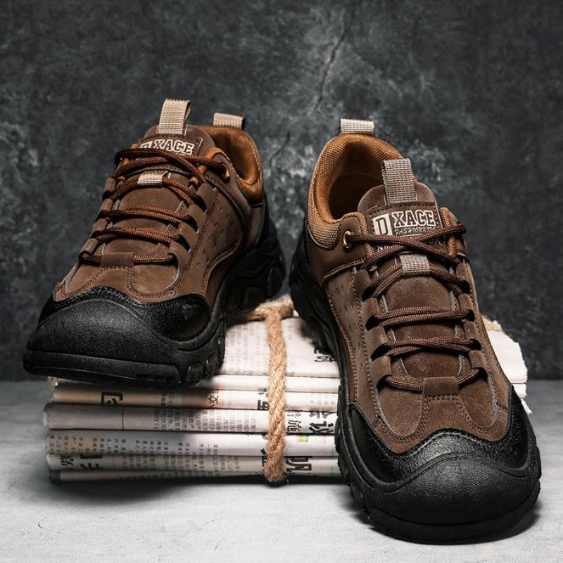 ⏰Limited Time Offer 70%🔥Men's Genuine Leather Comfort Orthopedic Walking Shoes Hiking Shoes