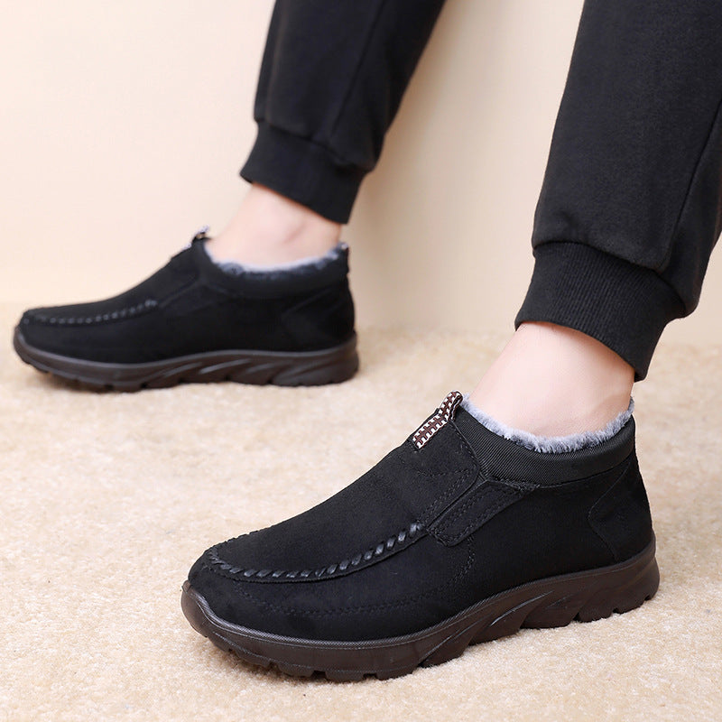 Men's Multi-layer Waterproof Merino Wool Lined Orthopedic Warm Shoes