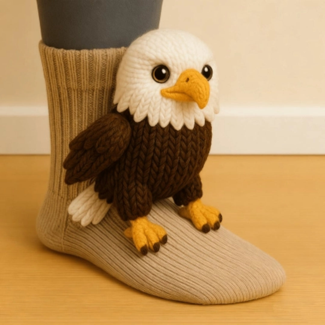 New Festive Christmas Socks with Animal Design