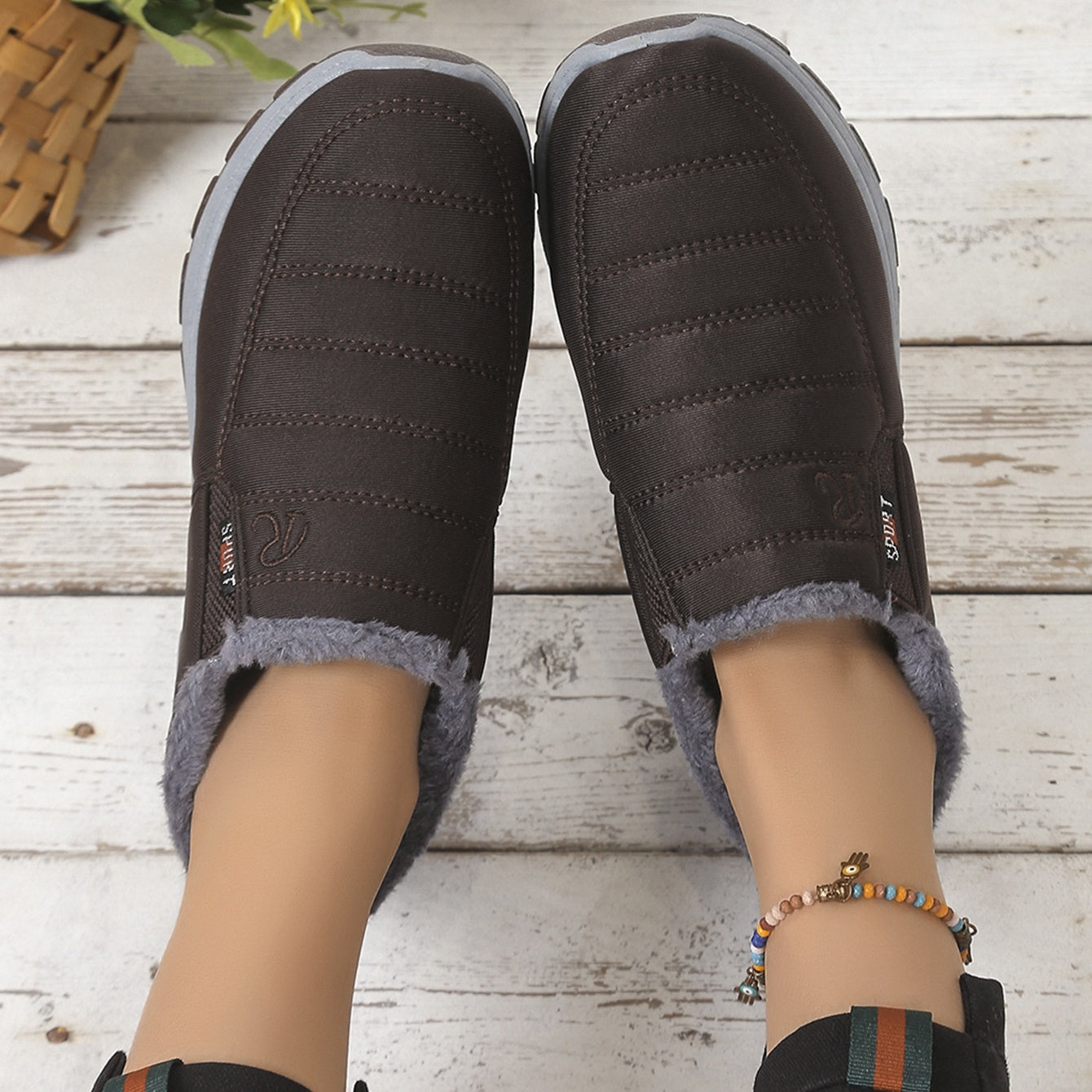 🔥Last Day Promotion 50% OFF🔥 Unisex Warm Sheepskin-Lined Boots , Easy To Wear, Comfortable When Walking